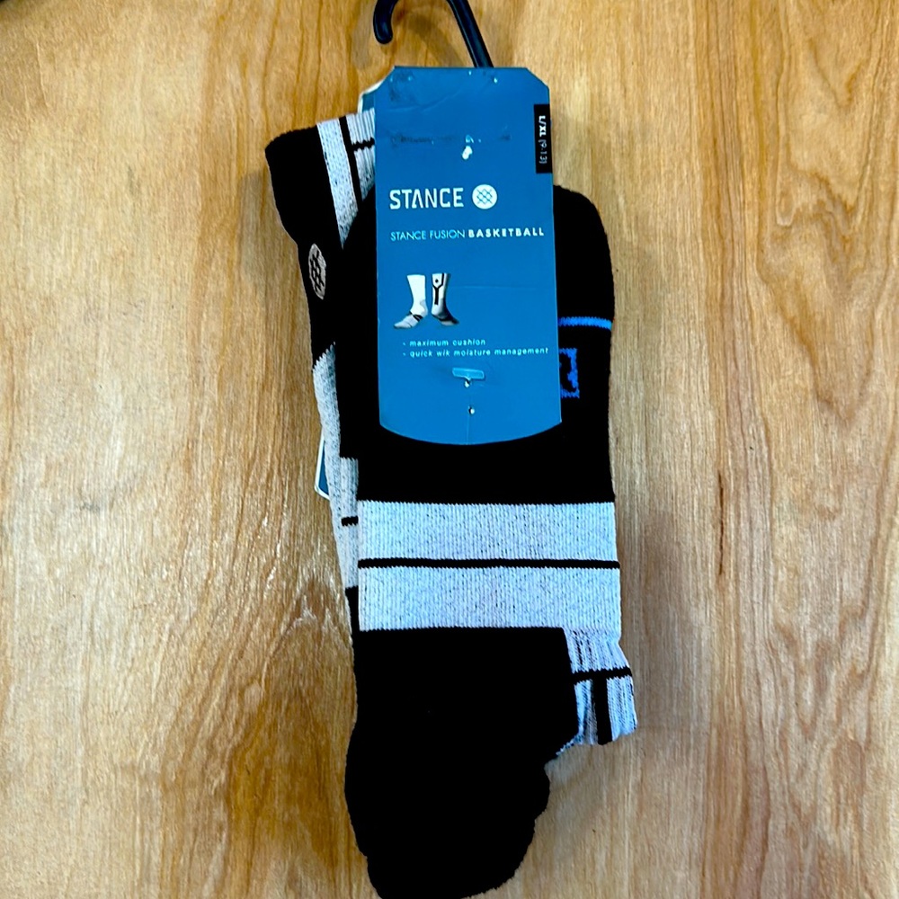 Stance Chartres Fusion Basketball Crew Socks Men’s L/XL Size 9-13